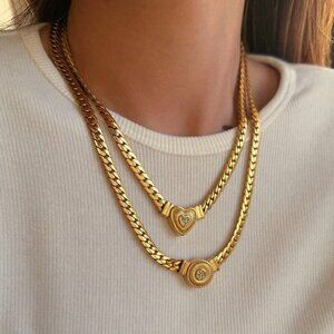 Golden Boho Women's Anti Tarnish Stainless Steel Rope Necklace